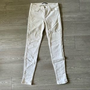 J Brand White Skinny Jeans